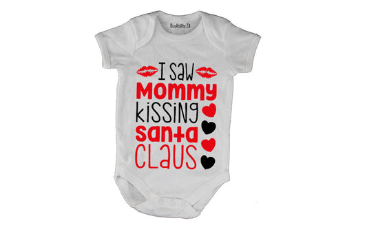I Saw Mommy Kissing Santa - Christmas - Baby Grow