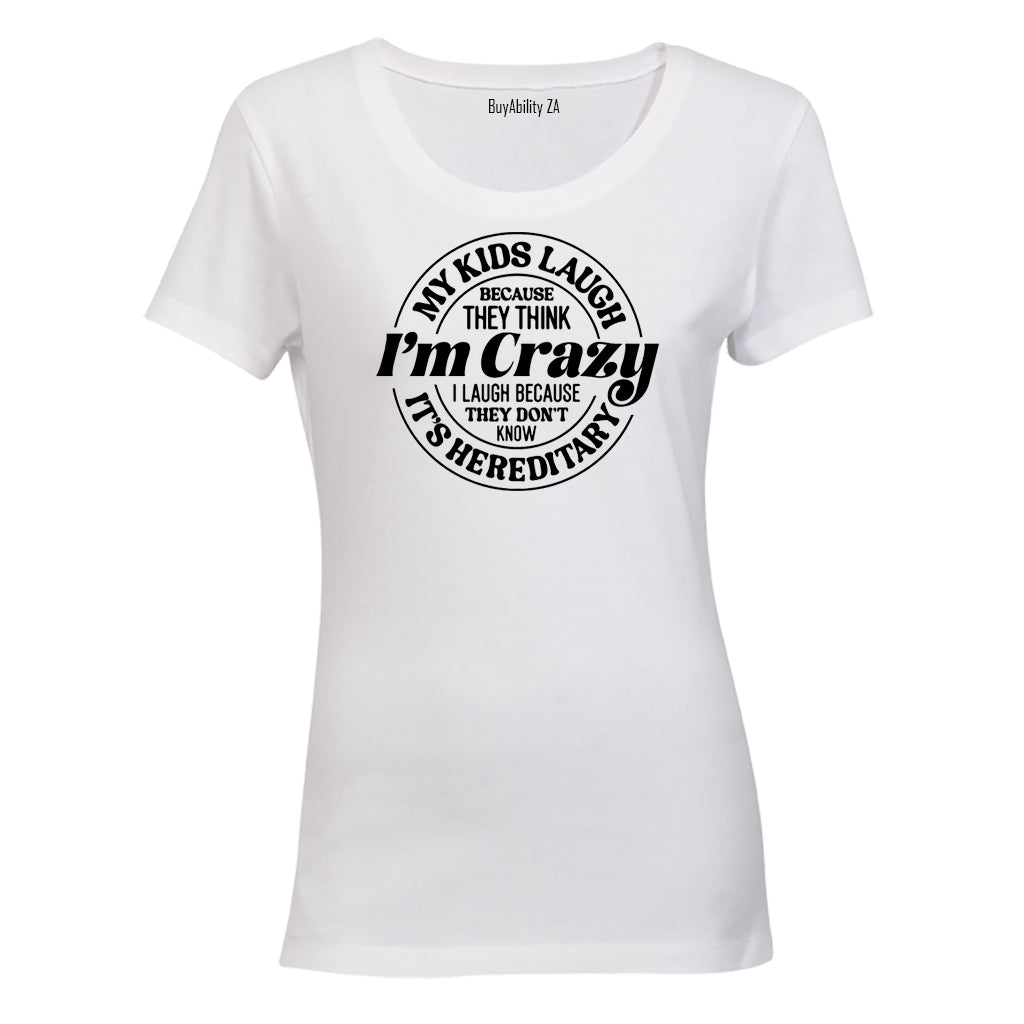 It's Hereditary - Ladies - T-Shirt - BuyAbility South Africa