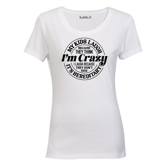 It's Hereditary - Ladies - T-Shirt - BuyAbility South Africa