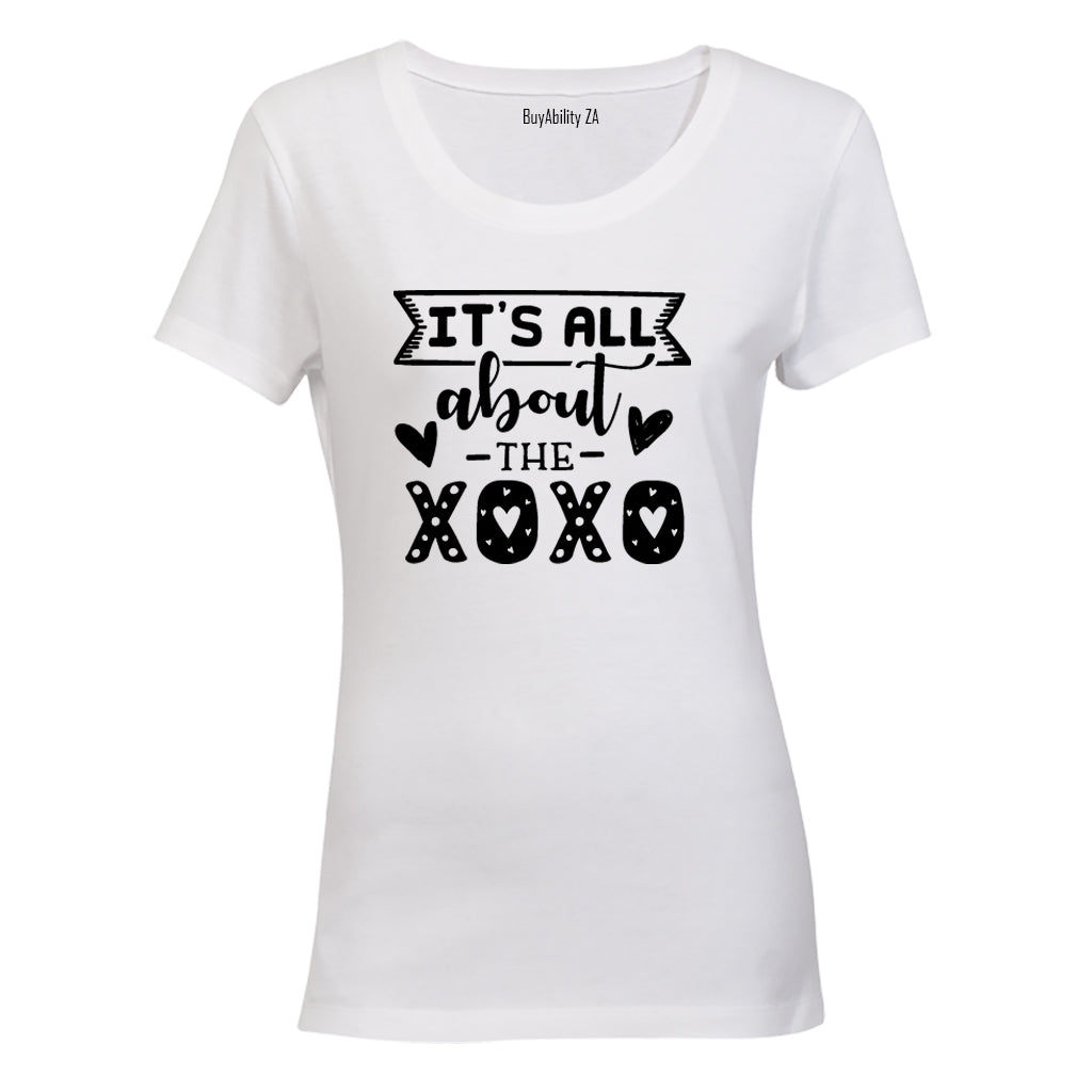 It's All About the XOXO - Valentine Inspired - Ladies - T-Shirt - BuyAbility