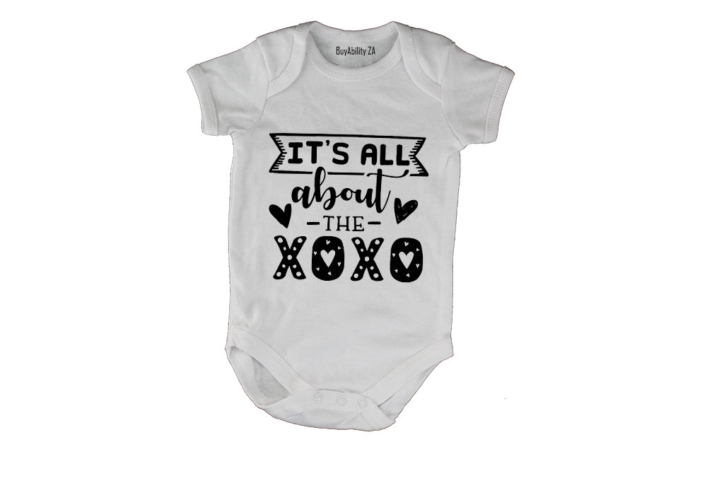 It's All About the XOXO - Valentine Inspired - Baby Grow