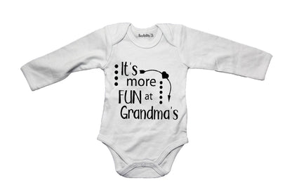It's More Fun at Grandma's - Baby Grow