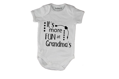 It's More Fun at Grandma's - Baby Grow