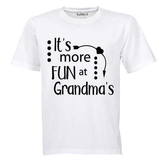 It's More Fun at Grandma's - Kids T-Shirt