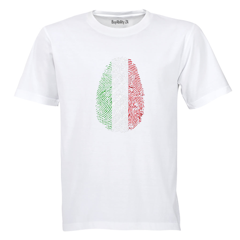Italy Thumbprint - Kids T-Shirt - BuyAbility South Africa
