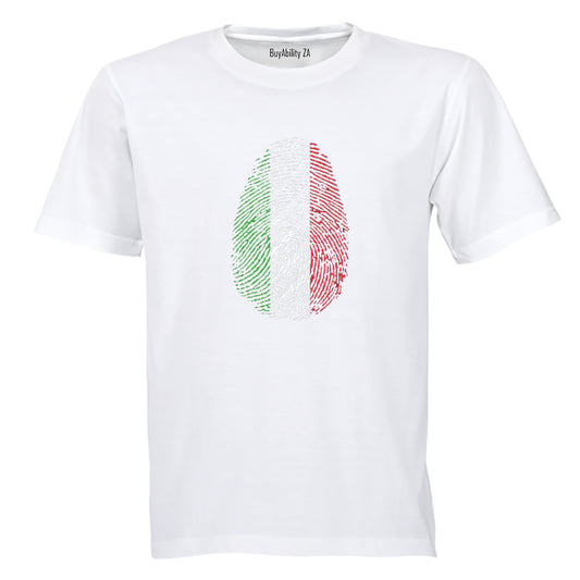 Italy Thumbprint - Kids T-Shirt - BuyAbility South Africa