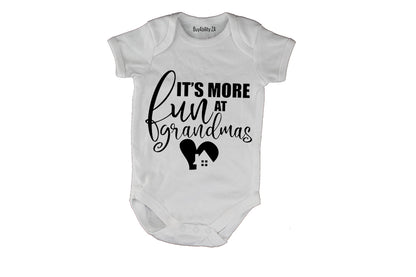 It's More Fun at Grandma's House - Baby Grow