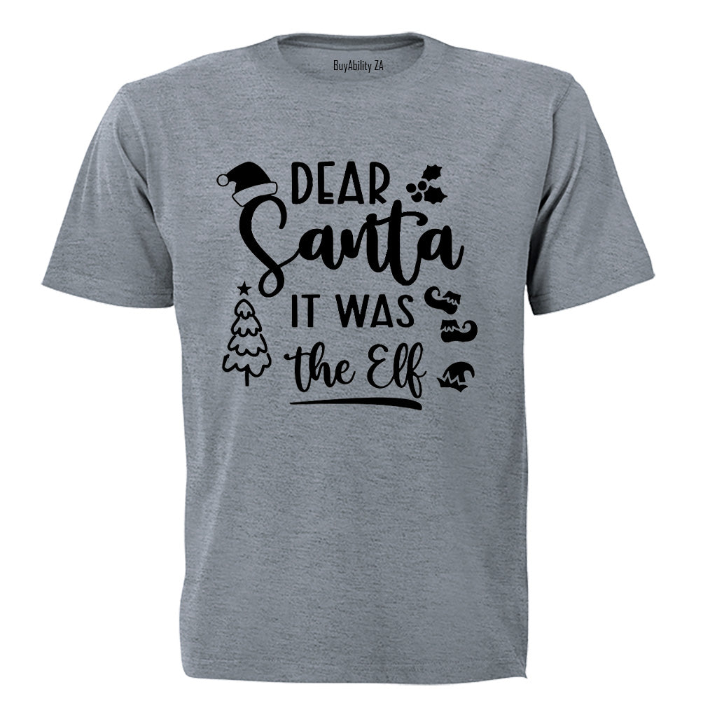 It Was The Elf - Christmas - Kids T-Shirt - BuyAbility South Africa