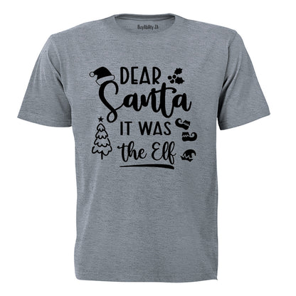 It Was The Elf - Christmas - Kids T-Shirt - BuyAbility South Africa