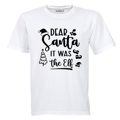 It Was The Elf - Christmas - Kids T-Shirt - BuyAbility South Africa