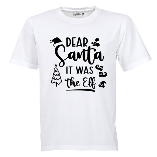 It Was The Elf - Christmas - Kids T-Shirt - BuyAbility South Africa