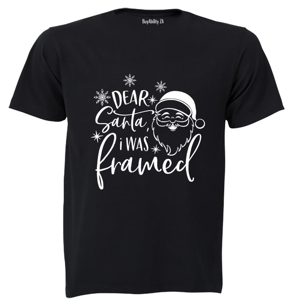 I Was Framed - Christmas - Kids T-Shirt - BuyAbility