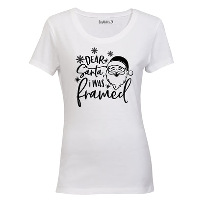 I Was Framed - Christmas - Ladies - T-Shirt