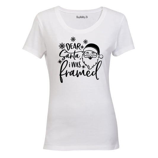 I Was Framed - Christmas - Ladies - T-Shirt