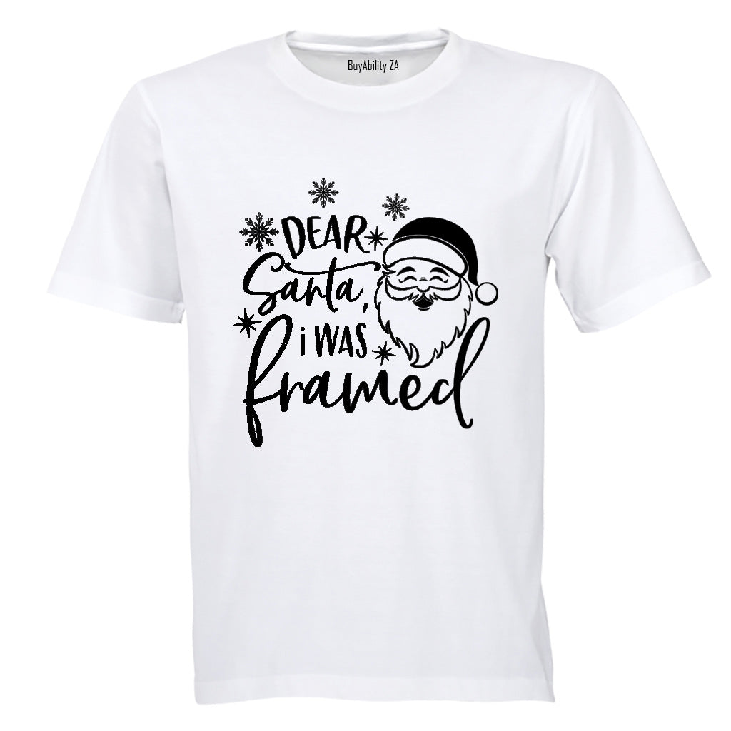 I Was Framed - Christmas - Kids T-Shirt - BuyAbility