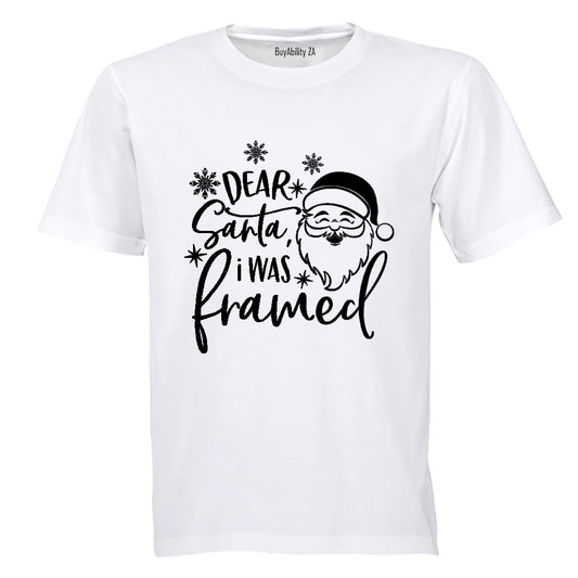 I Was Framed - Christmas - Adults - T-Shirt