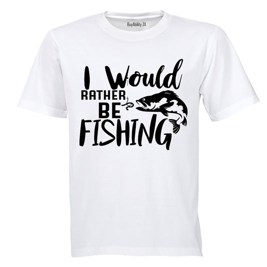 I Would Rather Be Fishing - Kids T-Shirt - BuyAbility