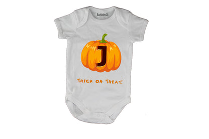 J - Halloween Pumpkin - Baby Grow