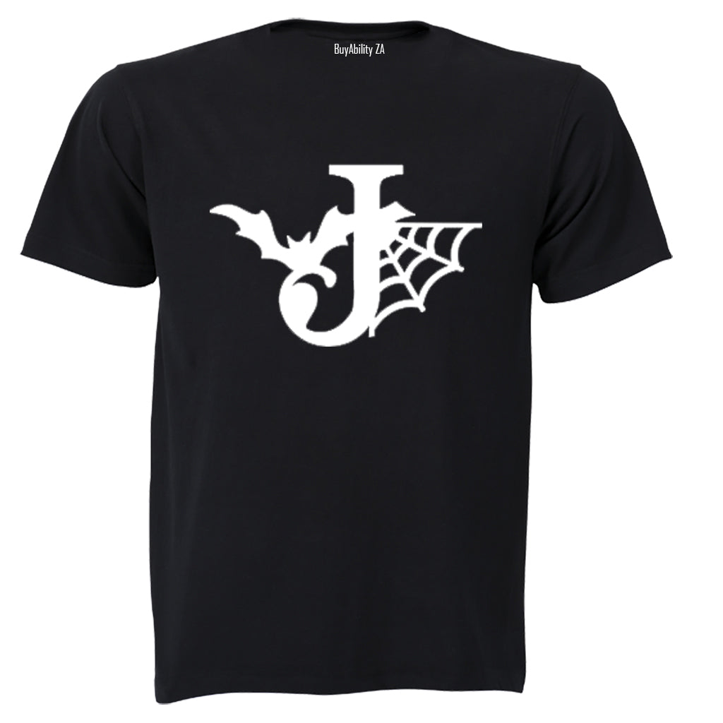 J - Halloween Spiderweb - Kids T-Shirt