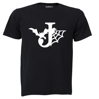 J - Halloween Spiderweb - Kids T-Shirt