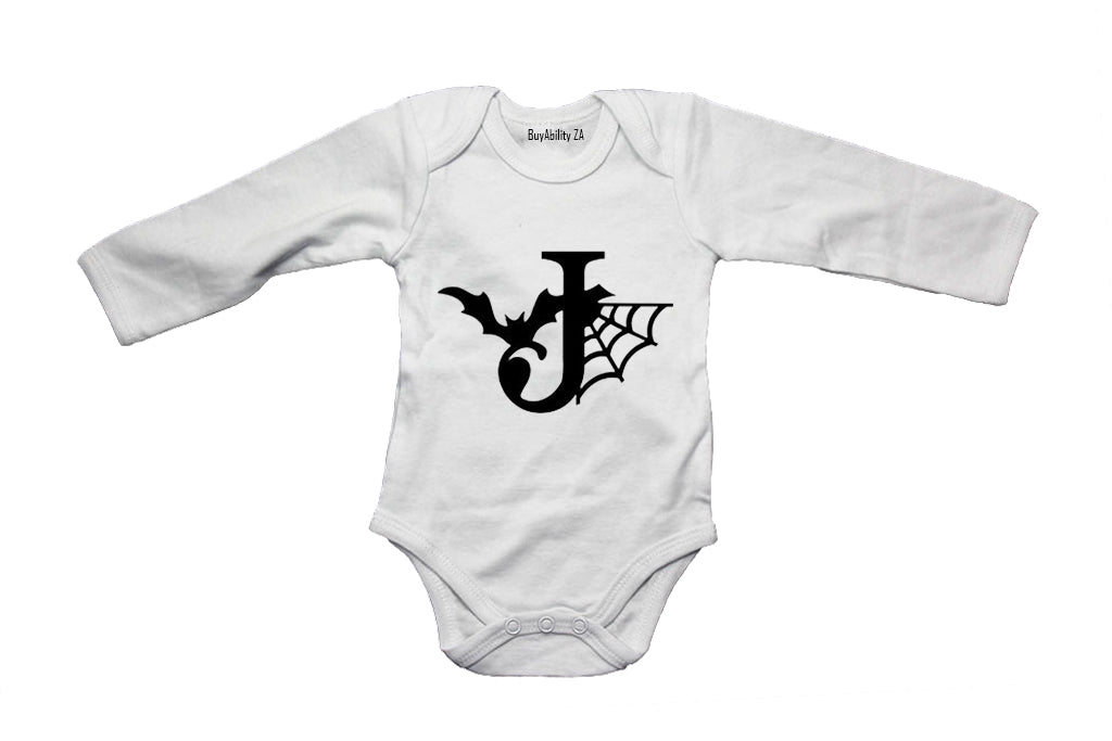 J - Halloween Spiderweb - Baby Grow
