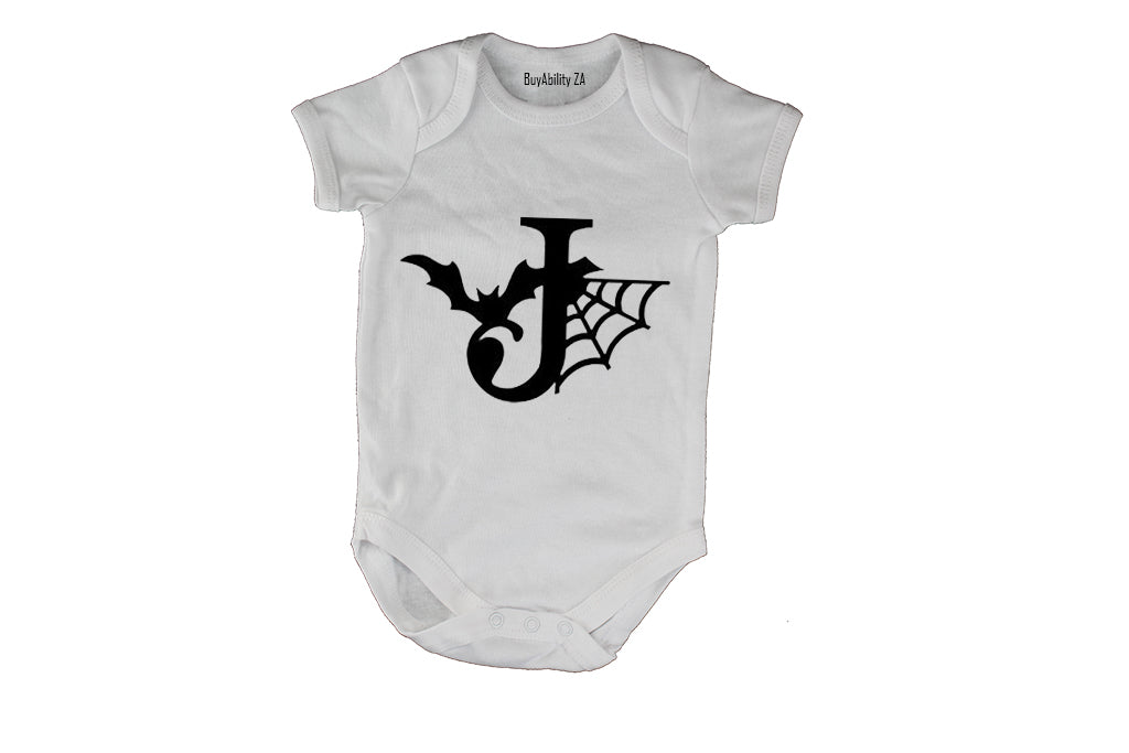 J - Halloween Spiderweb - Baby Grow