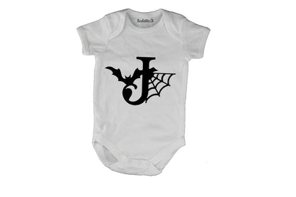 J - Halloween Spiderweb - Baby Grow