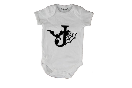 J - Halloween Spiderweb - Baby Grow