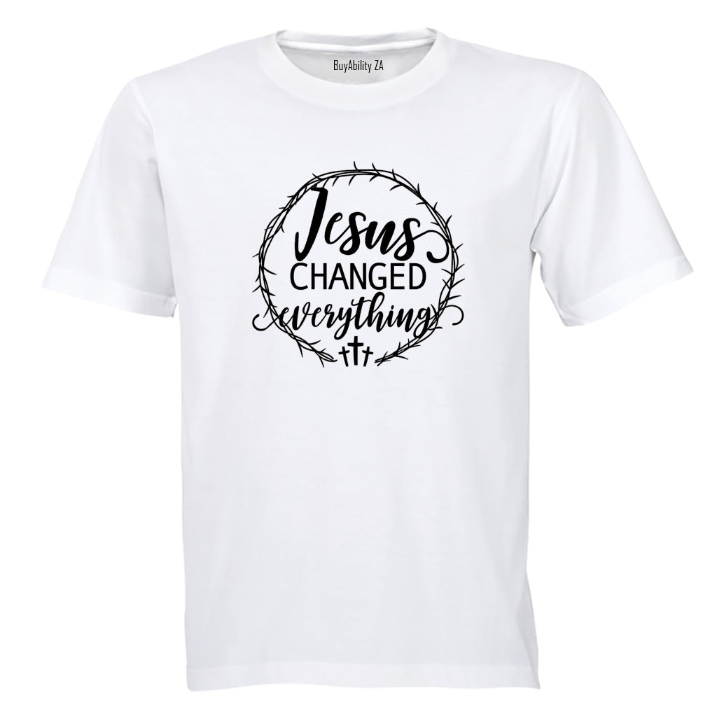 Jesus Changed Everything - Adults - T-Shirt - BuyAbility South Africa