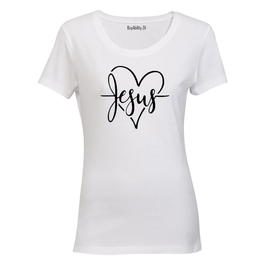 Jesus Heart - Ladies - T-Shirt - BuyAbility South Africa
