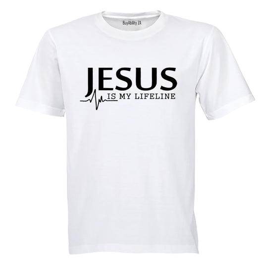 Jesus is my life line - Adults - T-Shirt