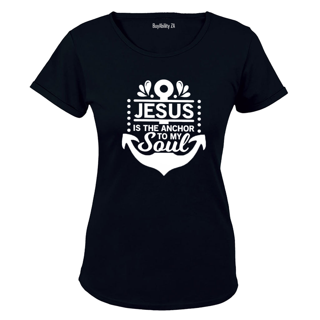 Jesus is the Anchor to my Soul - Ladies - T-Shirt