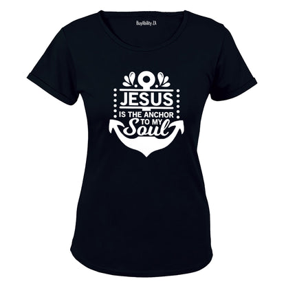 Jesus is the Anchor to my Soul - Ladies - T-Shirt
