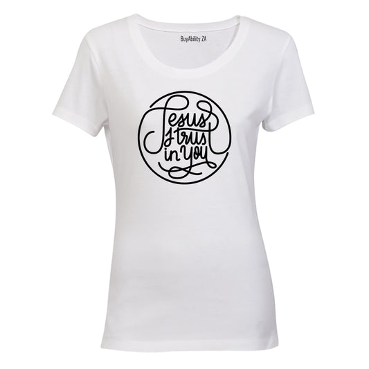Jesus I Trust in You - Ladies - T-Shirt - BuyAbility