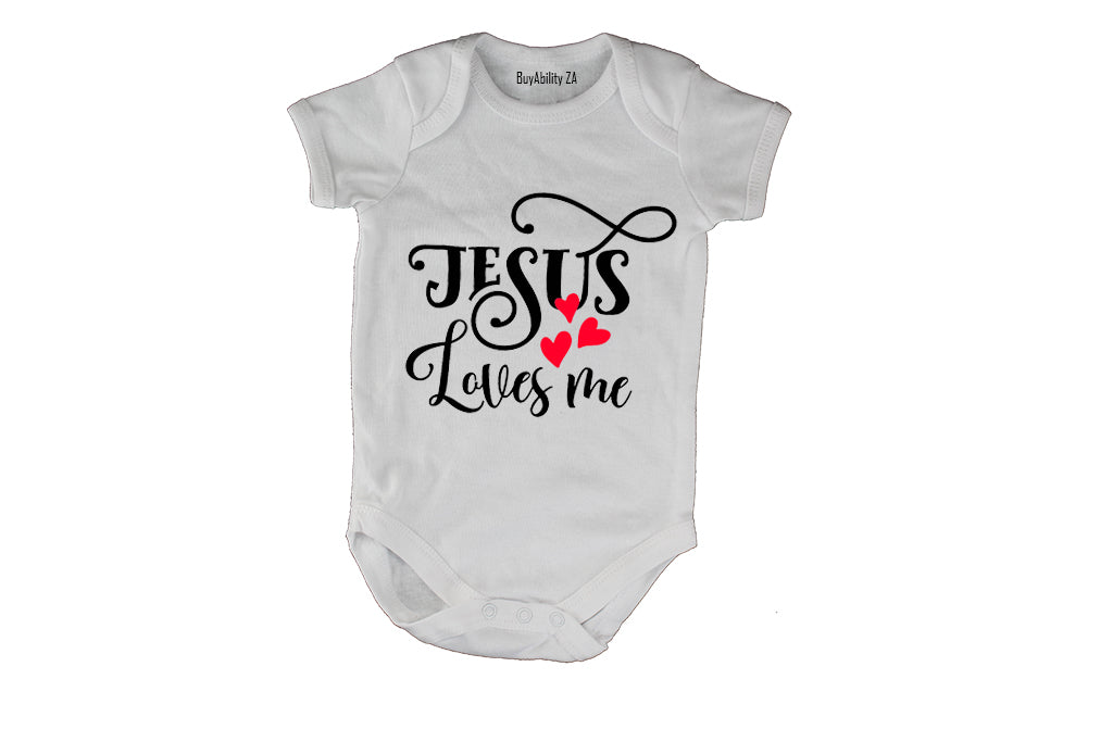 Jesus Loves Me - Valentine - Baby Grow