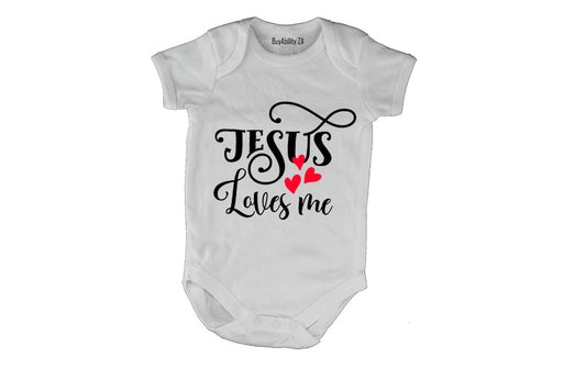 Jesus Loves Me - Valentine - Baby Grow