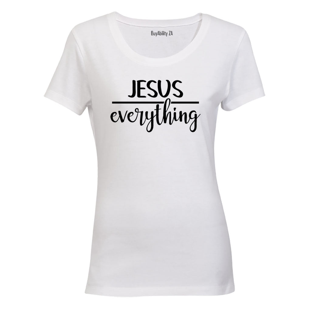 Jesus Over Everything - Ladies - T-Shirt