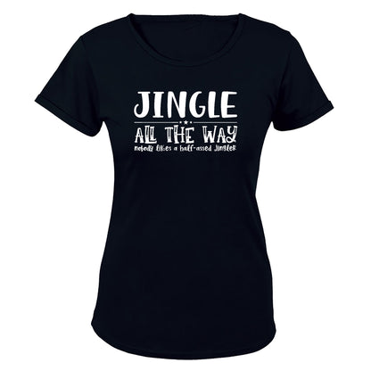 Jingle ALL the way - Christmas - Ladies - T-Shirt - BuyAbility South Africa