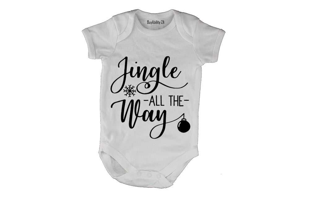 Jingle All The Way - Christmas - Baby Grow