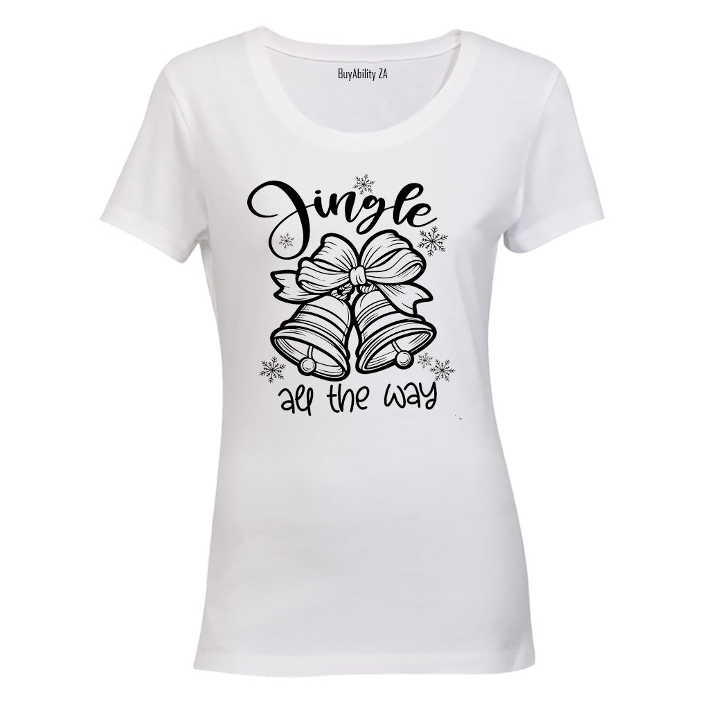 Jingle Bells Christmas - Ladies - T-Shirt - BuyAbility South Africa