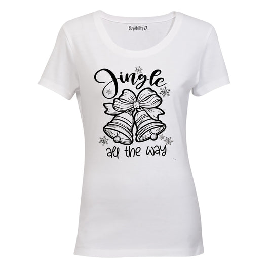 Jingle Bells Christmas - Ladies - T-Shirt - BuyAbility South Africa