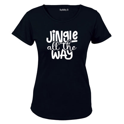Jingle All The Way - Bold Christmas - Ladies - T-Shirt
