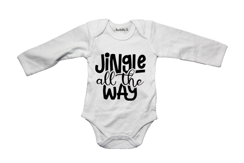 Jingle All The Way - Bold Christmas - Baby Grow