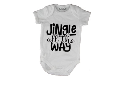 Jingle All The Way - Bold Christmas - Baby Grow