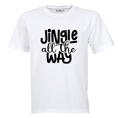 Jingle All The Way - Bold Christmas - Adults - T-Shirt
