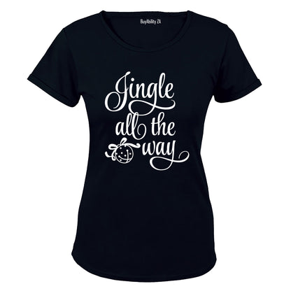 Jingle All The Way - Christmas - Ladies - T-Shirt