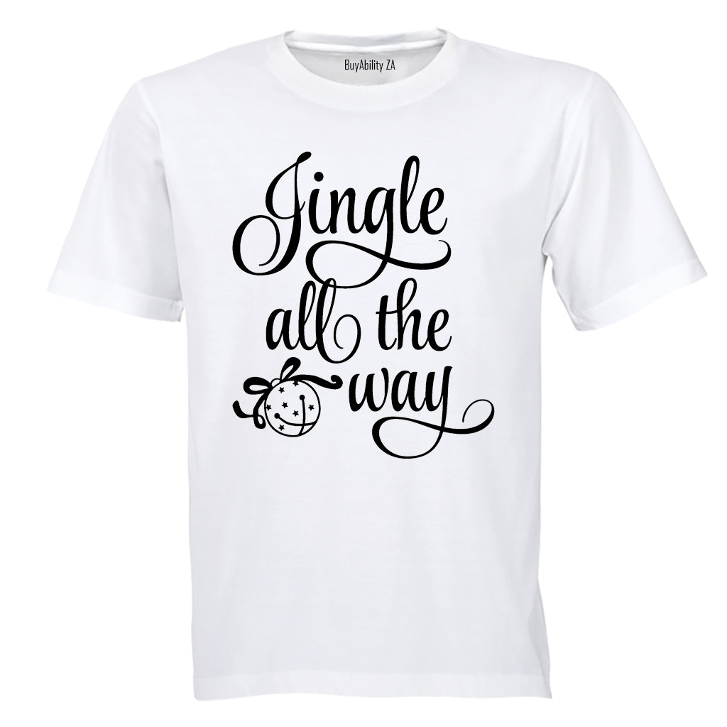 Jingle All The Way - Christmas - Adults - T-Shirt