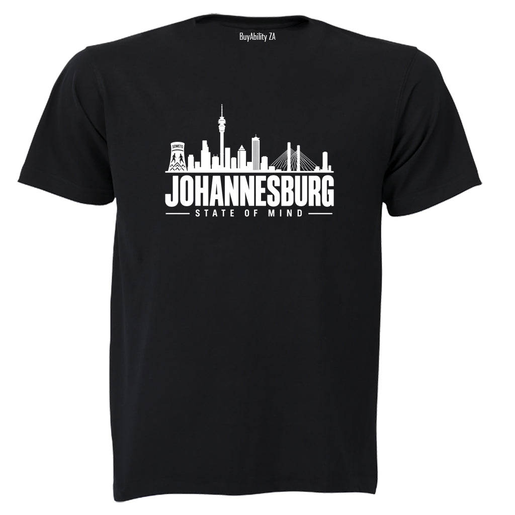 Johannesburg State Of Mind - Adults - T-Shirt - BuyAbility South Africa