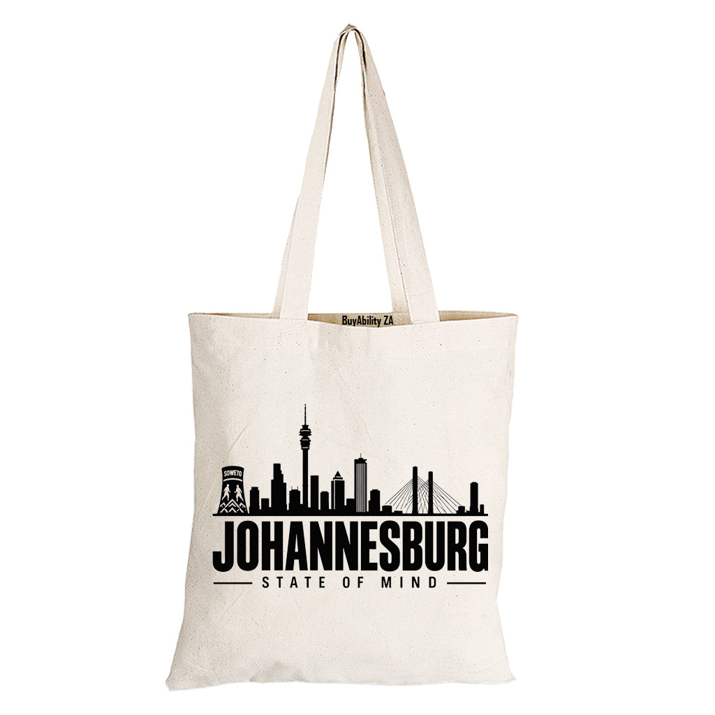 Johannesburg State Of Mind - Eco-Cotton Natural Fibre Bag - BuyAbility South Africa