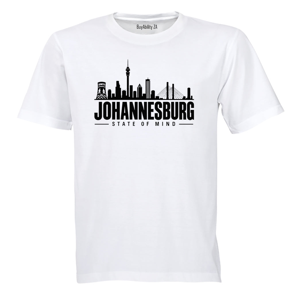 Johannesburg State Of Mind - Adults - T-Shirt - BuyAbility South Africa